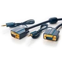 ClickTronic - VGA-Kabel - HD-15, stereo mini jack (M) bis HD-15, stereo mini jack (M) - 15 m - Daumenschrauben
