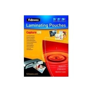Fellowes Laminating Pouches Capture 125 micron - 25er-Pack - glänzend - A5 (148 x 210 mm) - Taschen für Laminierung (53961)