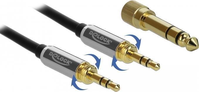 DeLOCK - Audio-Kabelkit - Schwarz (85786)