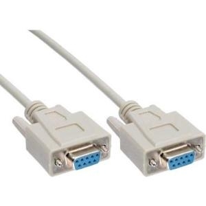 Cavo null modem Good Connections 1,8 m seriale 9 pin Bu/Bu bianco