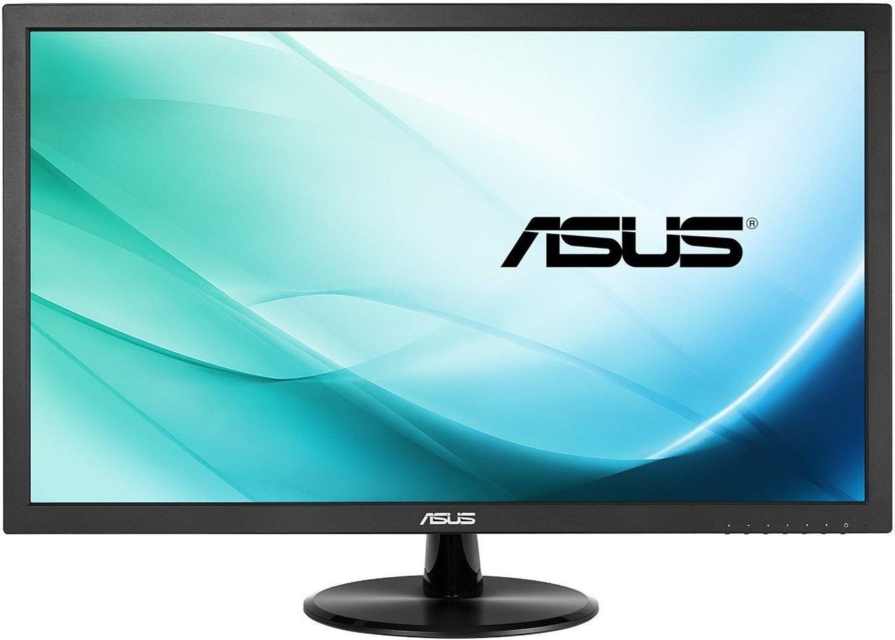 ASUS VP247T - LED-Monitor - 59,9 cm (23.6) - 1920 x 1080 FullHD - 250 cd/m2 - 1 ms - DVI-D, VGA - Lautsprecher - Schwarz (90LM01L0-B02170)