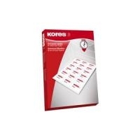 RADEX Universal-Etiketten, 105,0 x 74,0 mm, ohne Rand, rot für Inkjet-, Laserdrucker und Kopierer (E10574R)