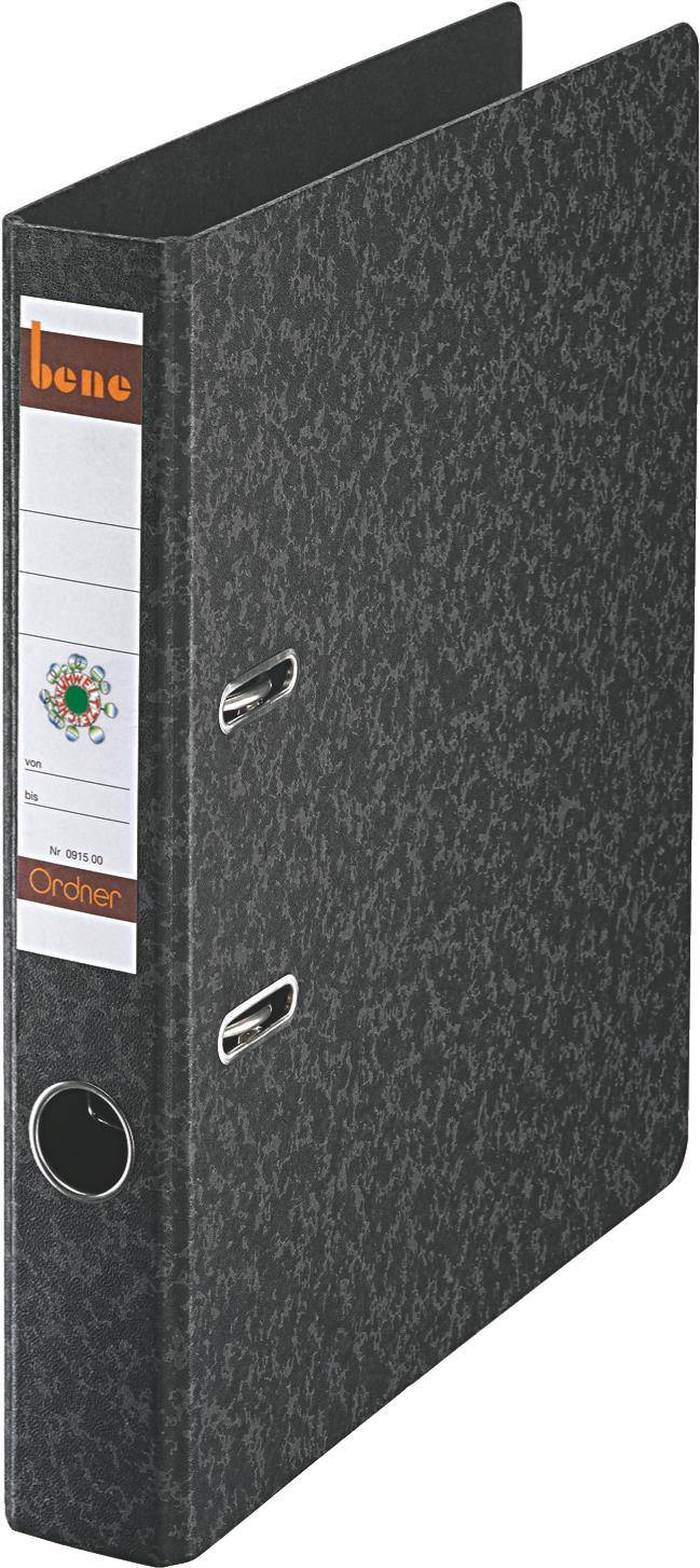 Bene 91500 Faserplatte Schwarz - Grau Aktendeckel (91500)