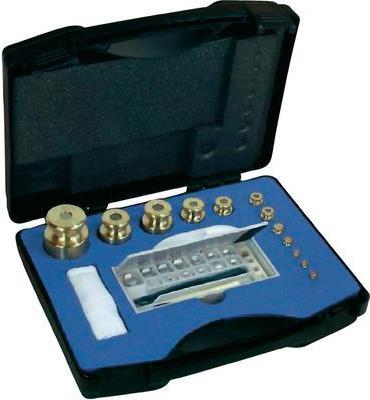 Kern 343-474 M1 Gewichtsatz, 1 mg - 2 kg, Messing feingedreht, im Kunststoff Etui (343-474)