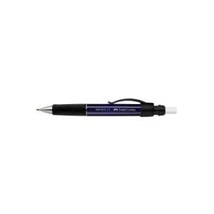 FABER-CASTELL Druckbleistift GRIP PLUS 1314, metallic-blau Minenstärke: 1,4 mm, mit Radierer extra lang, ergonomisch (131432)