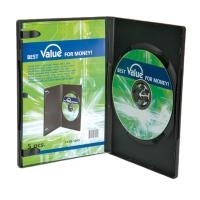 VALUE DVD Hüllen, schwarz, 14mm, 5er Pack (19.99.5095)