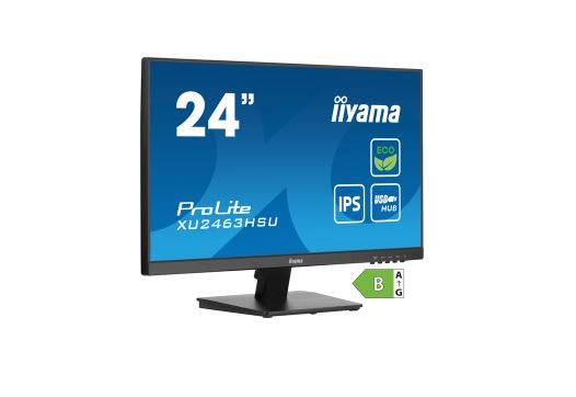 iiyama ProLite XU2463HSU-B1 Monitor PC 605 cm 23.8 1920 x 1080 Pixel Full HD LED Nero (iiyama ProLite XU2463HSU-B1 - Monitor a