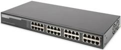 Gigabit Ethernet PoE+ Injector Hub - 802.3at - 10G 16-port - Power Pins:3/6(+) - 1/2(-) - 250W