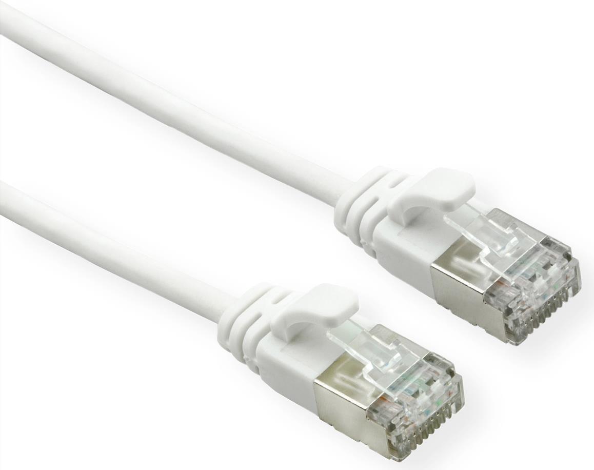 ROLINE DataCenter - Cavo patch - Da RJ-45 (M) a RJ-45 (M) - 15 cm - 36 mm - U/FTP - CAT 6a - senza alogeni sagomato senza ganci