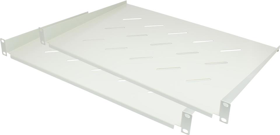 19 Fachboden, Befestigung vorne, Einbautiefe 300 mm, 2er Set, lichtgrau (RAL7035), Good Connections® (GC-N0088)