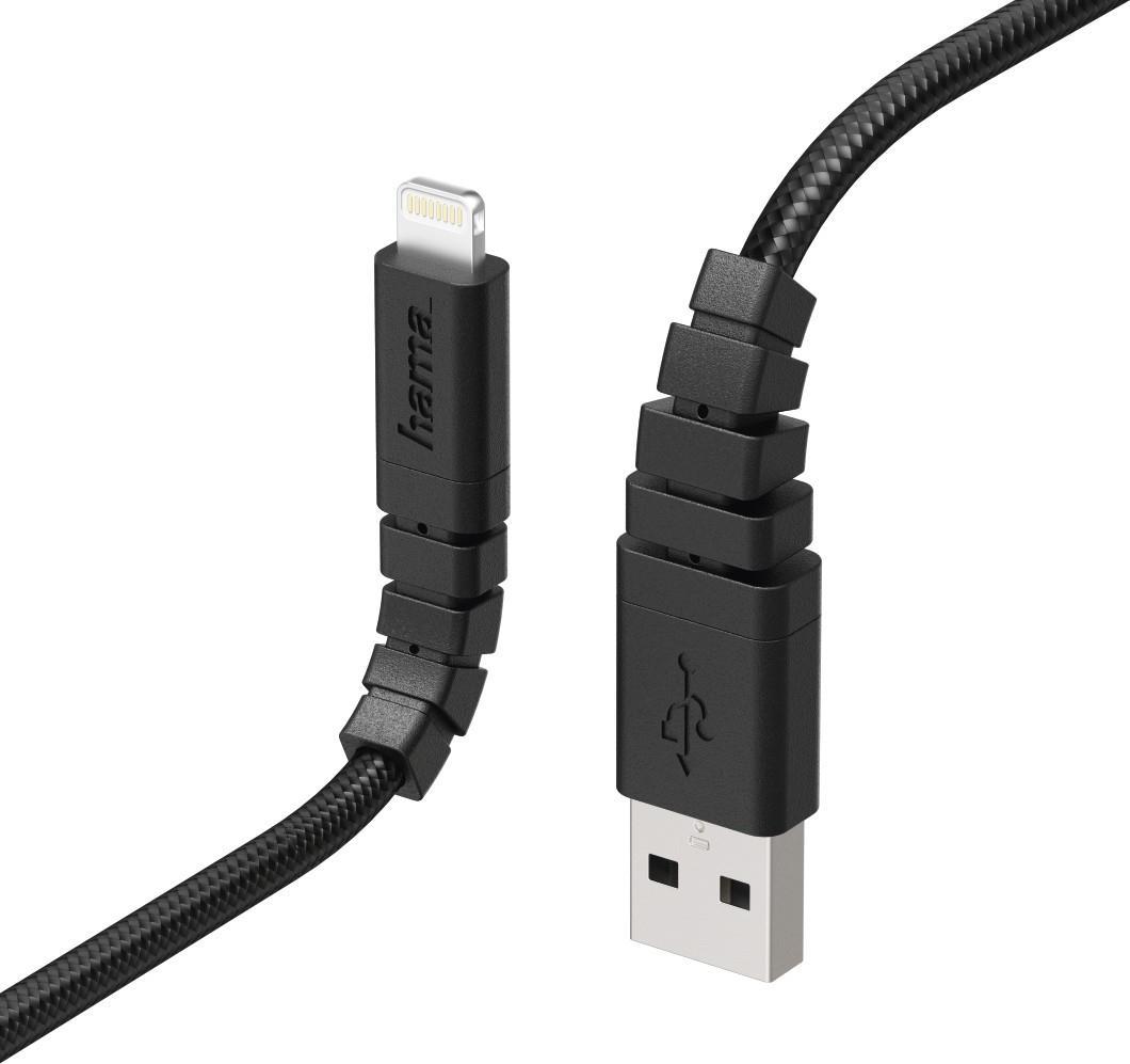 Hama 00178306 Handykabel USB A Lightning Schwarz 1,5 m (00178306)