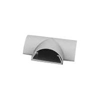 HAGOR T-Adapter - Montagekomponente (Kabelkanal) - Kunststoff - Silber