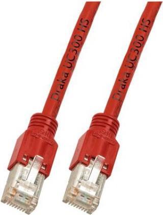 RJ45 Patchkabel 2x Hirose SFTP-300MHz HF 10,0 Meter Rot (K8012.10)