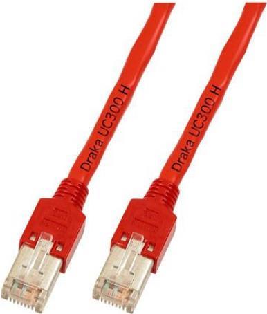 RJ45 Patchkabel 2x Hirose FTP-300MHz HF 1,5 Meter Rot (K8076.1,5)
