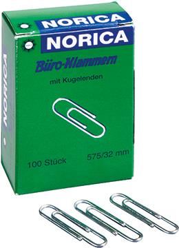 Norica Briefklammern 2225 32mm VE100 (2225)