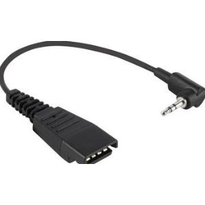 Jabra QD/3.5 mm - QD - 3,5 mm - Männlich/weiblich - Schwarz (8800-00-69)