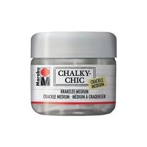 Marabu Krakelee-Medium Chalky-Chic, 225 ml farbloses Medium auf Wasserbasis, für Reißlacktechnik, - 1 Stück (26225840)