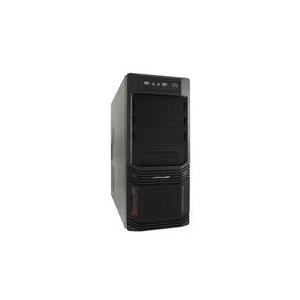LC Power Pro-Line Pro-925B - Midi Tower - ATX - Stromversorgung 600 Watt (ATX12V 2,31) - Schwarz - USB/Audio (PRO925B)
