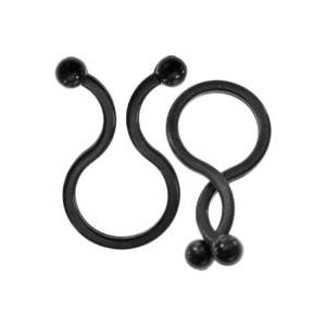 InLine - Kabelbinder - Twist - 26-30 mm - Schwarz - (Packung mit 10) (59966L)