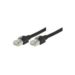 Tecline S/UTP Cat5e - 1m - RJ-45 - RJ-45 - Maschio/Maschio - Cat5e - S/UTP (STP) - Nero (71901S)