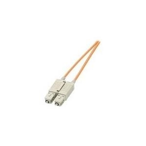 Intellinet - Patch-Kabel - SC multi-mode (M) - SC multi-mode (M) - 5,0m - Glasfaser - 50/125 Mikrometer - orange (470032)