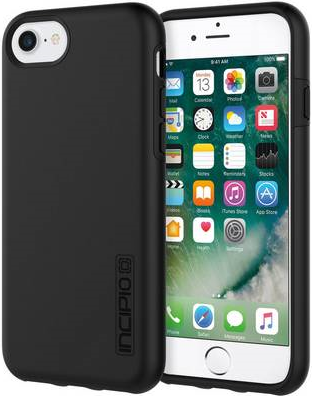 Menatwork IPH-1465-BLK custodia per cellulare 11,9 cm [4.7] Custodia sottile Nero (INCIPIO DUALPRO CASE BLACK - F/APPLE IPHONES