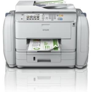 Epson WorkForce Pro WF-R5690 DTWF BAM - Multifunktionsdrucker - Farbe - Tintenstrahl - A4/Legal (Medien) - bis zu 19 Seiten/Min. (Kopieren) - bis zu 34 Seiten/Min. (Drucken) - 580 Blatt - 33.6 Kbps - USB 2.0, Gigabit LAN, Wi-Fi(n), USB-Host