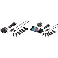 Hama - Netzteil - Wechselstrom / Pkw / USB - für Nokia 55XX, 9110, 9210, 9500, E90, N800, N810, Samsung SGH D830, U100, U300, Z620, Z720 (00017884)