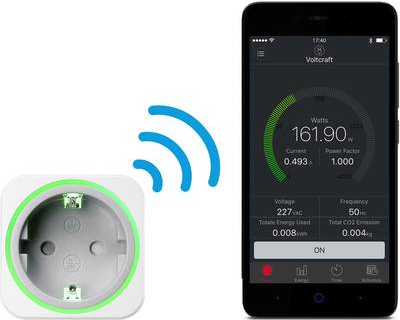 VOLTCRAFT Energiekosten-Messgerät SEM6000 Bluetooth®-Schnittstelle, Datenexport, Datenloggerfunktion, Kostenprognose, TR (SEM6000)