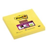 Foglietti riposizionabili Post-itÂ® Super Sticky Notes 76x76 mm 90 ff giallo oro 654-S