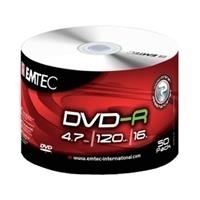 EMTEC DVD-R - 50 x DVD-R 4,7GB 16x - 120 Min. - Spindel - Speichermedium (EKOVRG475016SHR)