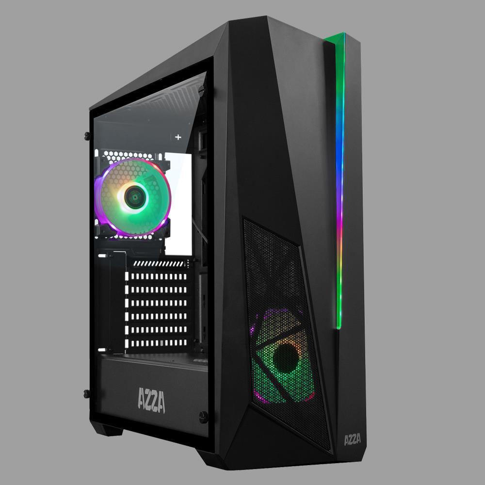 Azza Thor 320 DH Computer-Gehäuse Midi ATX Tower Black (CSAZ 320DH)