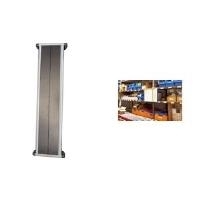 tarifold tdisplay Wandelement, magnetisch, unbestückt Wandelement aus Stahlblech, lichtgrau mit 4 Anschlagstoppern (214030)
