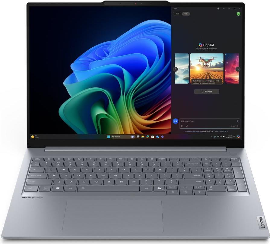 Lenovo ThinkBook 16 G7 QOY Qualcomm Snapdragon X1P-42-100 Computer portatile 406 cm (16") WUXGA 32 GB LPDDR5x-SDRAM 1 TB SSD Wi