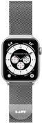 Cinturino per Apple Watch LAUT con passante in acciaio 42/44/45 mm - argento