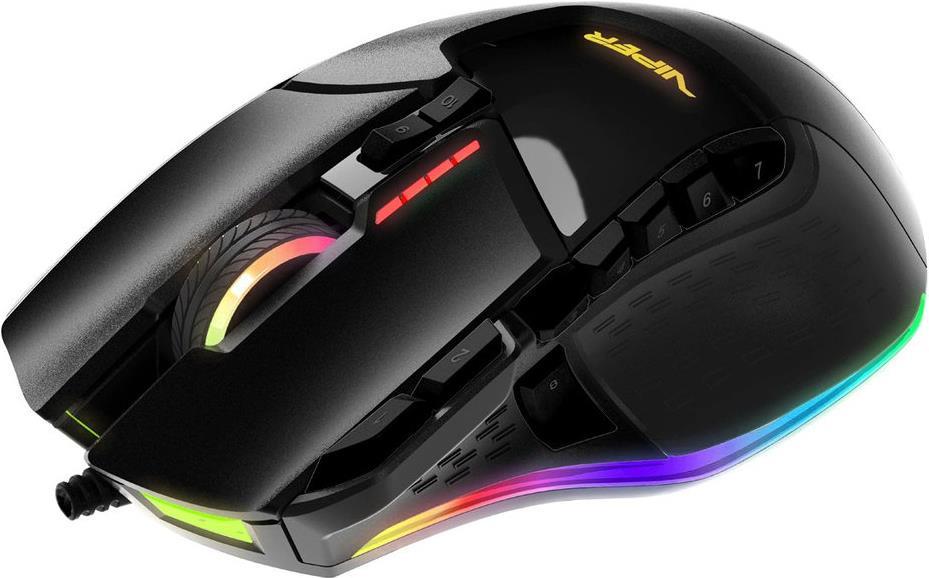 Patriot Memory Viper V570 RGB Maus USB Laser 12000 DPI rechts (PV570LUXWAK) Patriot Memory Viper V570 RGB Maus USB Laser 12000 DPI rechts (PV570LUXWAK)