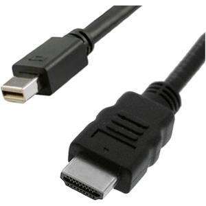 VALUE - Videokabel - DisplayPort / HDMI - Mini DisplayPort (M) bis HDMI (M) - 1 m - abgeschirmt - Schwarz (11.99.5795)