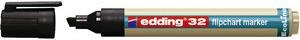 Edding 32 EcoLine pennarello 1 pz. Scalpello Nero (4-32001)