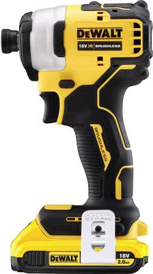DeWALT DCF809D2T-QW - Schlagschrauber - schnurlos - 300 W - 1/4 -Inbuseinsatz - 190 N·m - 2 Akkus - 18 V (DCF809D2T-QW)