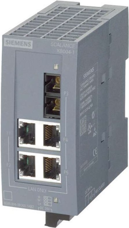 Siemens Industrieswitch unmanaged SCALANCE XB004-1 Anzahl Ethernet Ports 4 1 LAN-Übertragungsrate 100 MBit/s Betriebsspa (6GK5004-1BD00-1AB2)