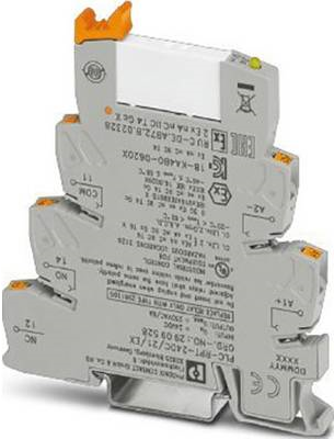 Phoenix Contact PLC-RPT-24DC/21/EX Relaisbaustein Nennspannung: 24 V/DC Schaltstrom (max.): 6 A 1 Wechsler 10 St. (2909528)