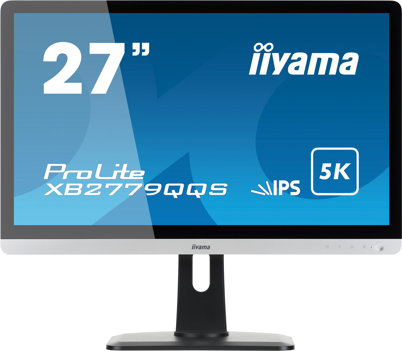 Iiyama ProLite XB2779QQS-S1 - LED-Monitor - 68.3 cm (27) - 5120 x 2880 5K - IPS - 440 cd/m² - 1200:1 - 4 ms - HDMI, DisplayPort - Lautsprecher - Silber Iiyama ProLite XB2779QQS-S1 - LED-Monitor - 68.3 cm (27) - 5120 x 2880 5K - IPS - 440 cd/m² - 1200:1 - 4 ms - HDMI, DisplayPort - Lautsprecher - Silber