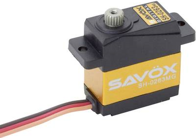 Savöx Mini-Servo SH-0263MG Digital-Servo Getriebe-Material Metall Stecksystem JR (80101013)