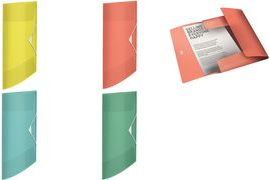 Esselte Cartella - Konventioneller Dateiordner - A4 - Polypropylen (PP) - Gelb - 150 Blätter - 80 g/m² (626220)