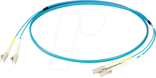 EFB Elektronik O0312FT.3 Glasfaserkabel 3 m LSZH OM3 LC Aqua (O0312FT.3)