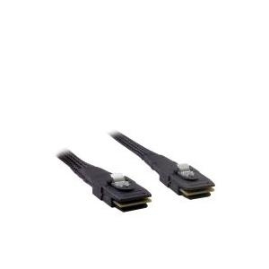 Inter-Tech - Internes SAS-Kabel - Serial ATA 150/300/600 - 36 PIN 4iMini MultiLane - 36 PIN 4iMini MultiLane - 50cm - verriegelt - Schwarz (88885238)