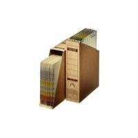 LEITZ Archiv-Stehsammler, DIN A4, aus Wellpappe, natron mit Natronpapier kaschiert, oben offen, nach hinten abge- (6083-00-00)
