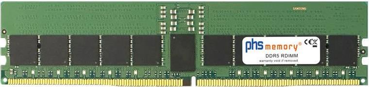 Memoria PHS Memoria RAM Compatibile con Supermicro X13SWA-TF DDR5 RDIMM 4800MHz PC5-38400-R (SP488012)