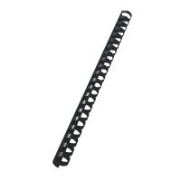 Esselte Leitz ComBIND - Bindekamm aus Kunststoff - 16 mm - 32cm - 21 Ringe - A4 (210 x 297 mm) - 145 Blätter - Schwarz - 100 Stck. (10972)