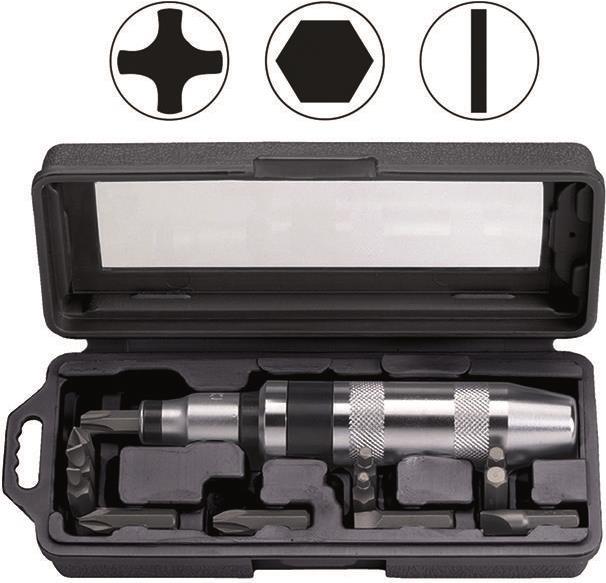 BAHCO 7865 Impact Shear Rotary Set 15-PC.